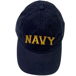 Legacy Navy Blue Cap Gold Embroidered Navy Ball Cap Baseball Cap NWT